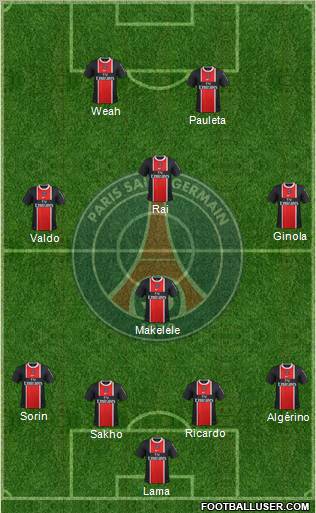 Paris Saint-Germain Formation 2011