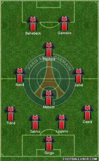 Paris Saint-Germain Formation 2011