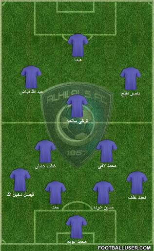 Al-Hilal (KSA) Formation 2011