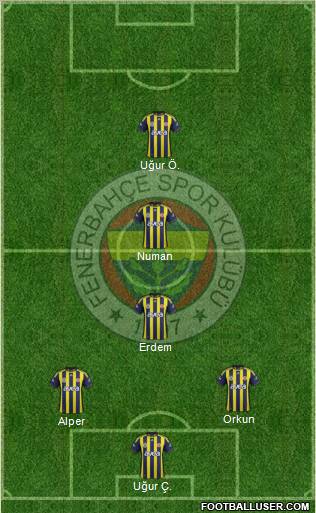 Fenerbahçe SK Formation 2011