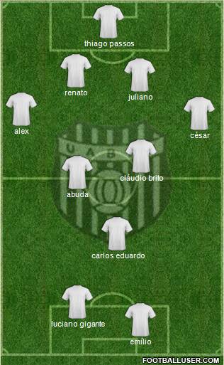 União Agrícola Barbarense FC Formation 2011