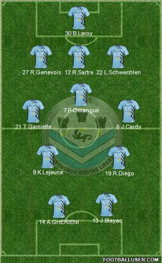 Tours Football Club Formation 2011