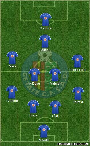 Getafe C.F., S.A.D. Formation 2011