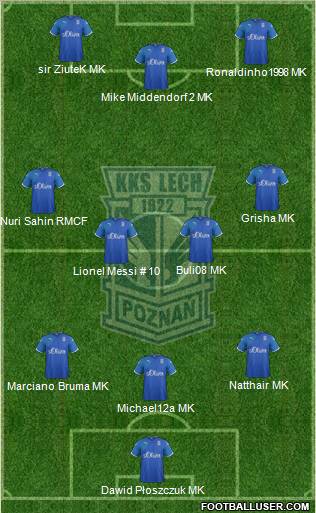 Lech Poznan Formation 2011