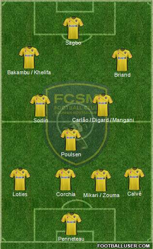 FC Sochaux-Montbéliard Formation 2011