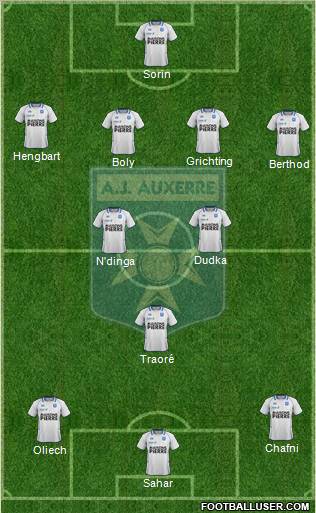 A.J. Auxerre Formation 2011