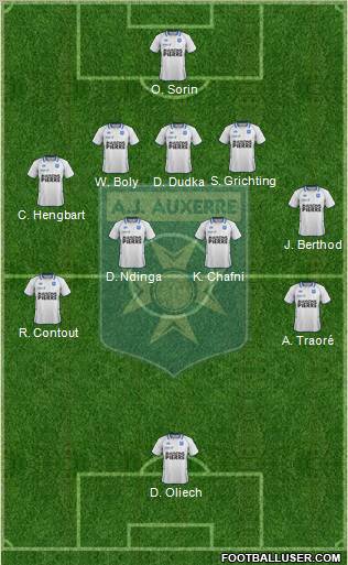 A.J. Auxerre Formation 2011