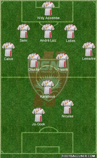 A.S. Nancy Lorraine Formation 2011