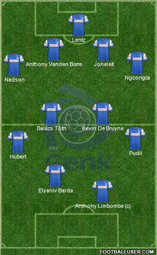 K Racing Club Genk Formation 2011