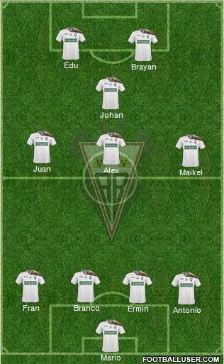 Albacete B., S.A.D. Formation 2011