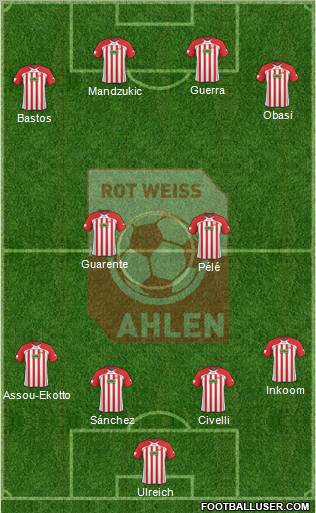 Rot Weiss Ahlen Formation 2011