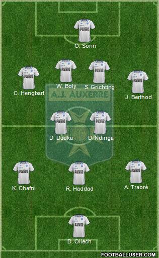 A.J. Auxerre Formation 2011