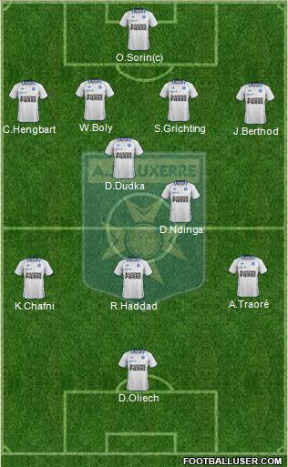 A.J. Auxerre Formation 2011