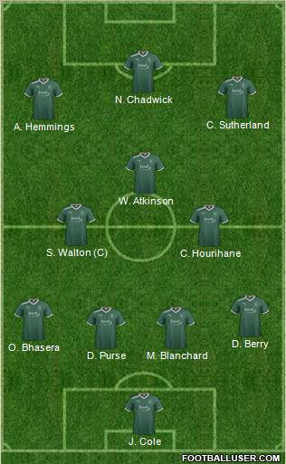 Plymouth Argyle Formation 2011