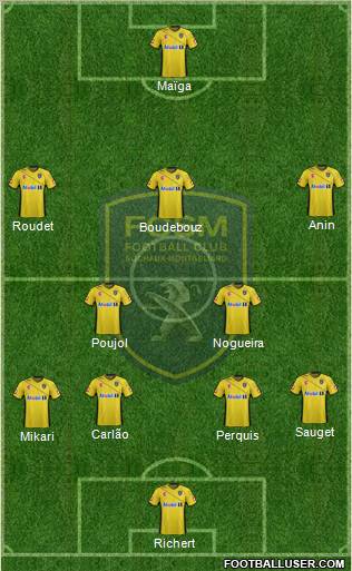 FC Sochaux-Montbéliard Formation 2011