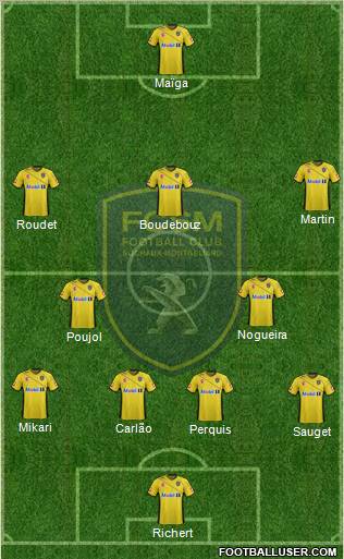 FC Sochaux-Montbéliard Formation 2011