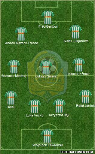 Lechia Gdansk Formation 2011