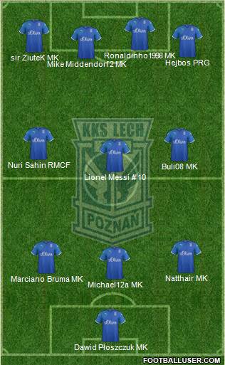 Lech Poznan Formation 2011