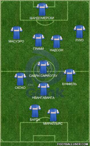 K Racing Club Genk Formation 2011