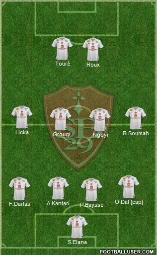 Stade Brestois 29 Formation 2011