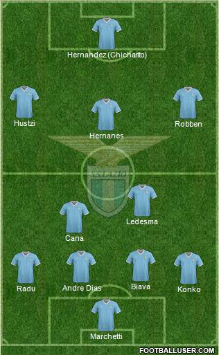 S.S. Lazio Formation 2011