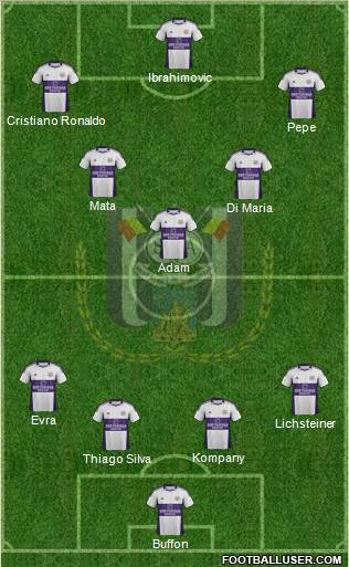 RSC Anderlecht Formation 2011