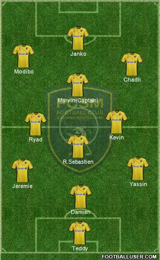 FC Sochaux-Montbéliard Formation 2011