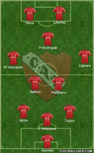 Independiente Formation 2011