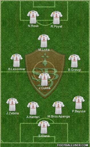 Stade Brestois 29 Formation 2011