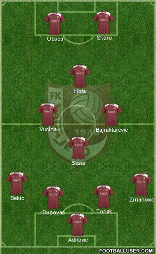 FK Sarajevo Formation 2011