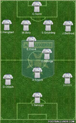 A.J. Auxerre Formation 2011