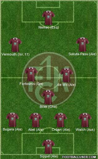 1.FC Kaiserslautern Formation 2011