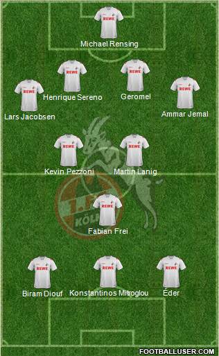 1.FC Köln Formation 2011