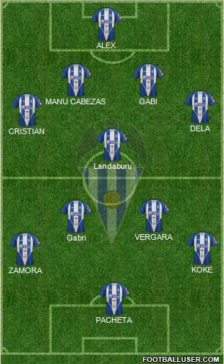 C.D. Alcoyano Formation 2011