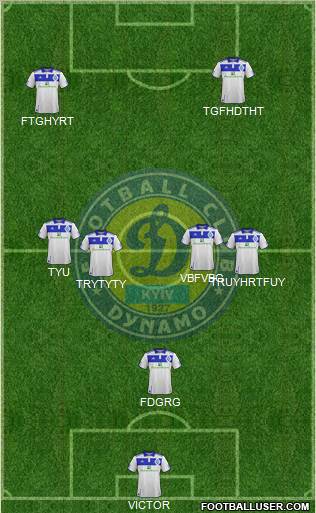 Dinamo Kiev Formation 2011