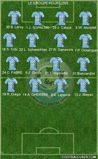 Tours Football Club Formation 2011