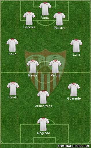 Sevilla F.C., S.A.D. Formation 2011