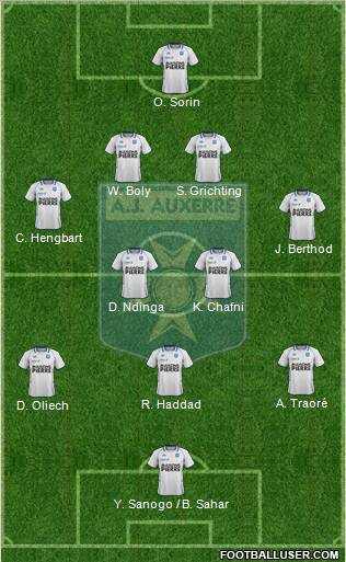 A.J. Auxerre Formation 2011