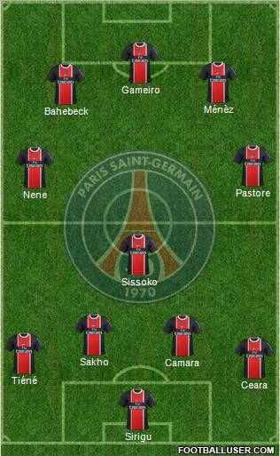 Paris Saint-Germain Formation 2011