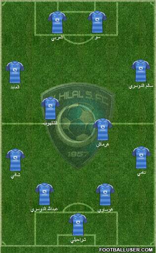 Al-Hilal (KSA) Formation 2011