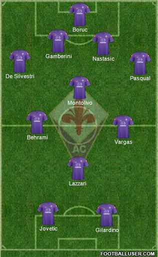 Fiorentina Formation 2011