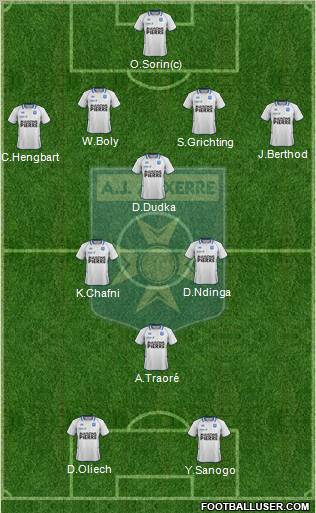 A.J. Auxerre Formation 2011