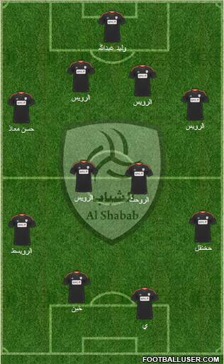 Al-Shabab (KSA) Formation 2011