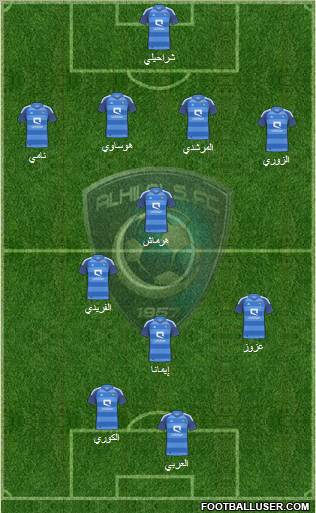 Al-Hilal (KSA) Formation 2011