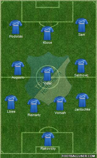 TSG 1899 Hoffenheim Formation 2011