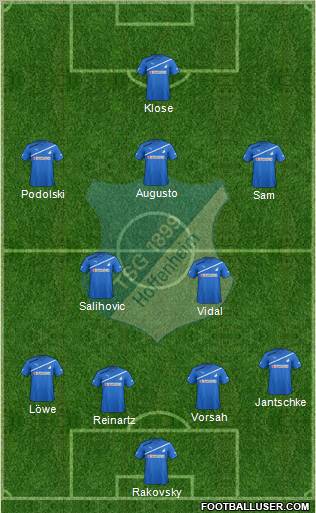 TSG 1899 Hoffenheim Formation 2011