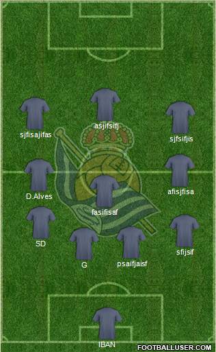 Real Sociedad S.A.D. Formation 2011