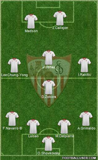 Sevilla F.C., S.A.D. Formation 2011