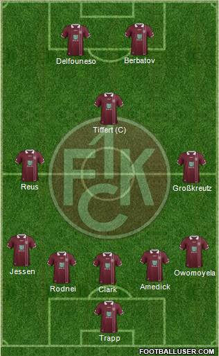 1.FC Kaiserslautern Formation 2011