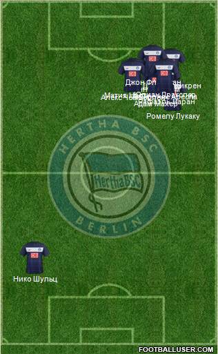 Hertha BSC Berlin Formation 2011